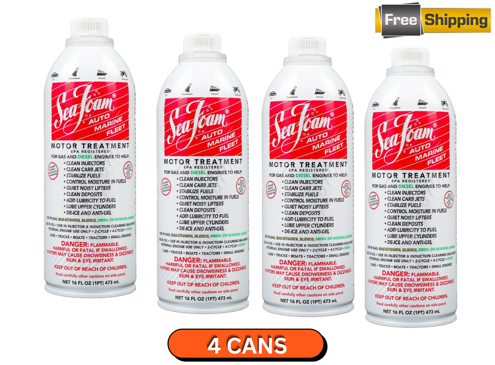 Sea Foam SF16 Motor Treatment Automotive Additive, 16 oz Sea Foam SF16 Motor Treatment Automotive Additive, 16 oz
