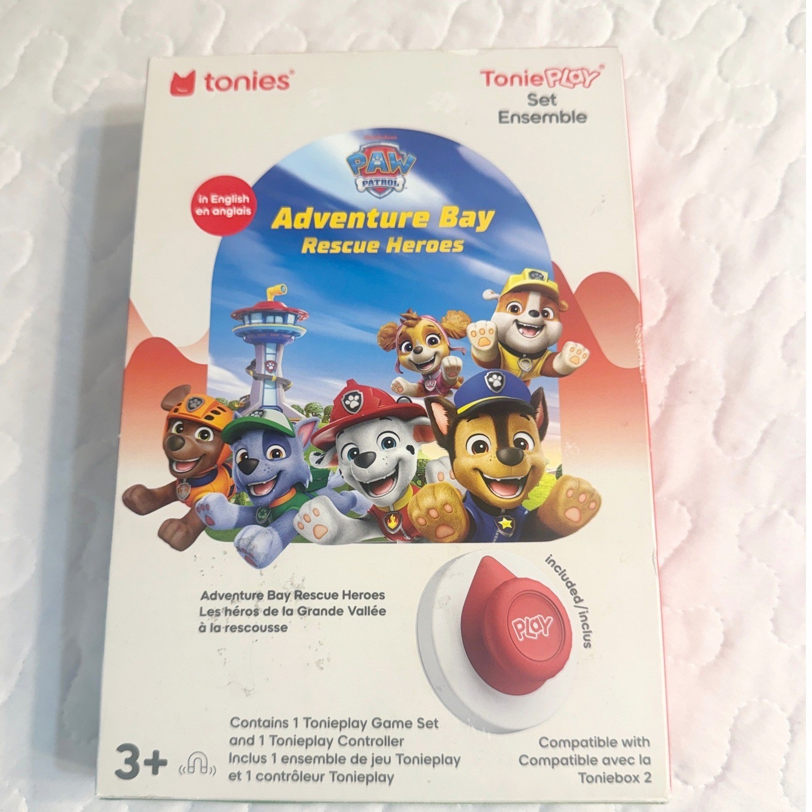Tonies Kids PAW Patrol Adventure Bay Rescue Heroes Game Set White FOR Toniebox 2