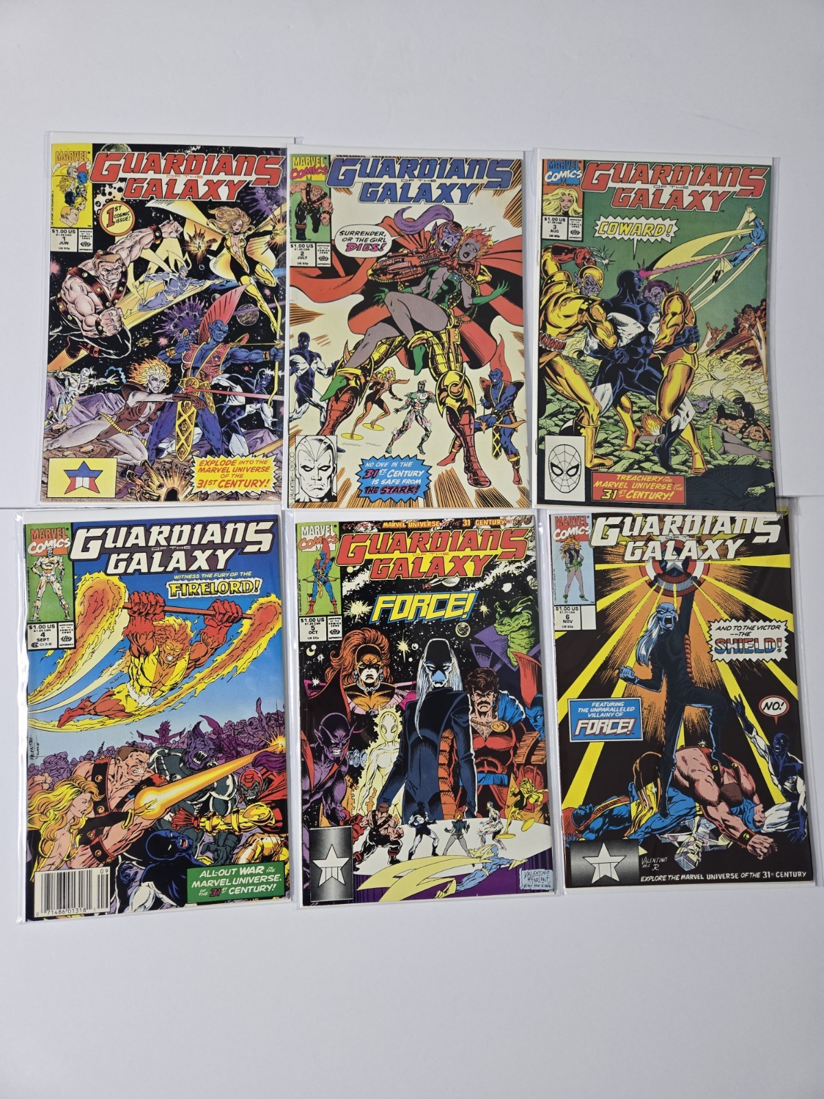 Guardians Galaxy #1-34 Annuals 1-2 Marvel 1990 Comic Run Lot Newsstand 36 Books