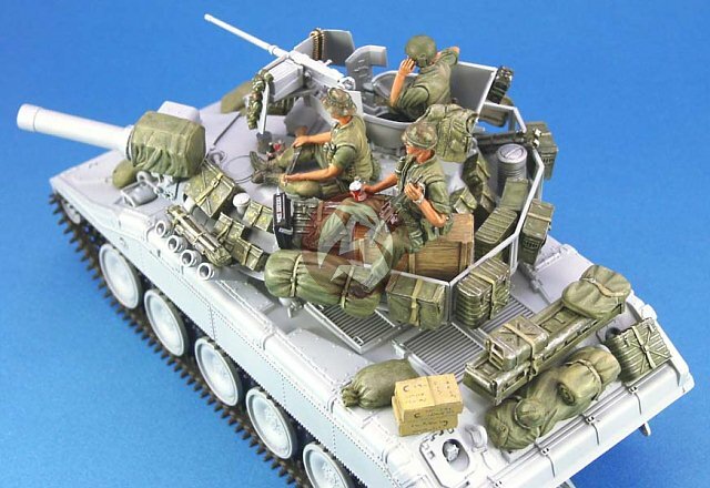 Legend 1/35 M551 Sheridan Tank Stowage and Accessories Set in Vietnam War LF1104