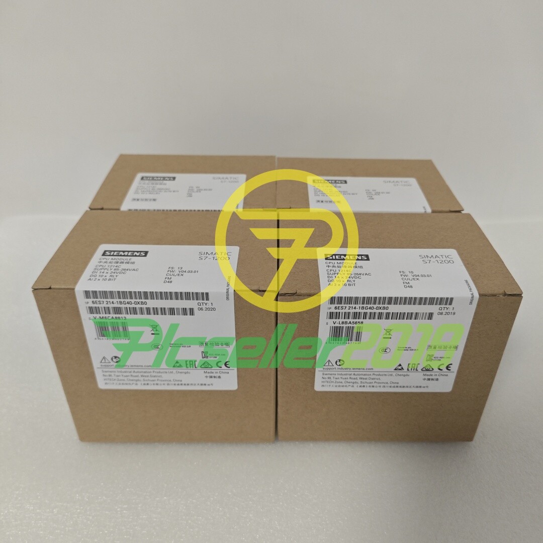 6ES7 214-1BG40-0XB0 NEW SIEMENS 6ES7214-1BG40-0XB0 1BG40-OXBO S7-1200 CPU 1214C