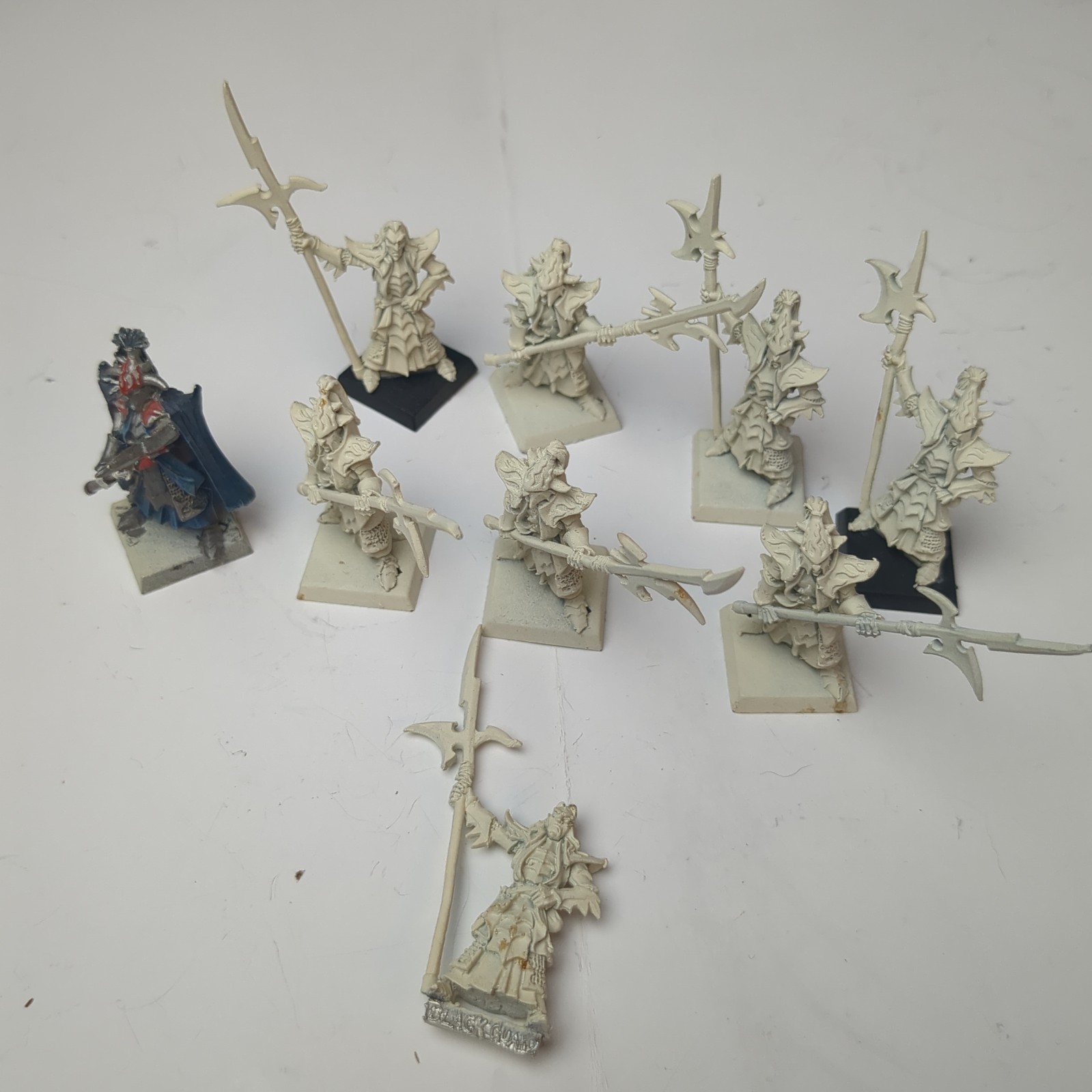 Dark Elf Black Guard of Naggarond x9 Warhammer Old World Metal OOP WFB Dark Elf Black Guard of Naggarond x9 Warhammer Old World Metal OOP WFB
