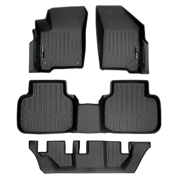 SMARTLINER Custom Fit Floor Mats 3 Row Liner Set 2010-2020 Dodge Journey TPE SMARTLINER Custom Fit Floor Mats 3 Row Liner Set 2010-2020 Dodge Journey TPE
