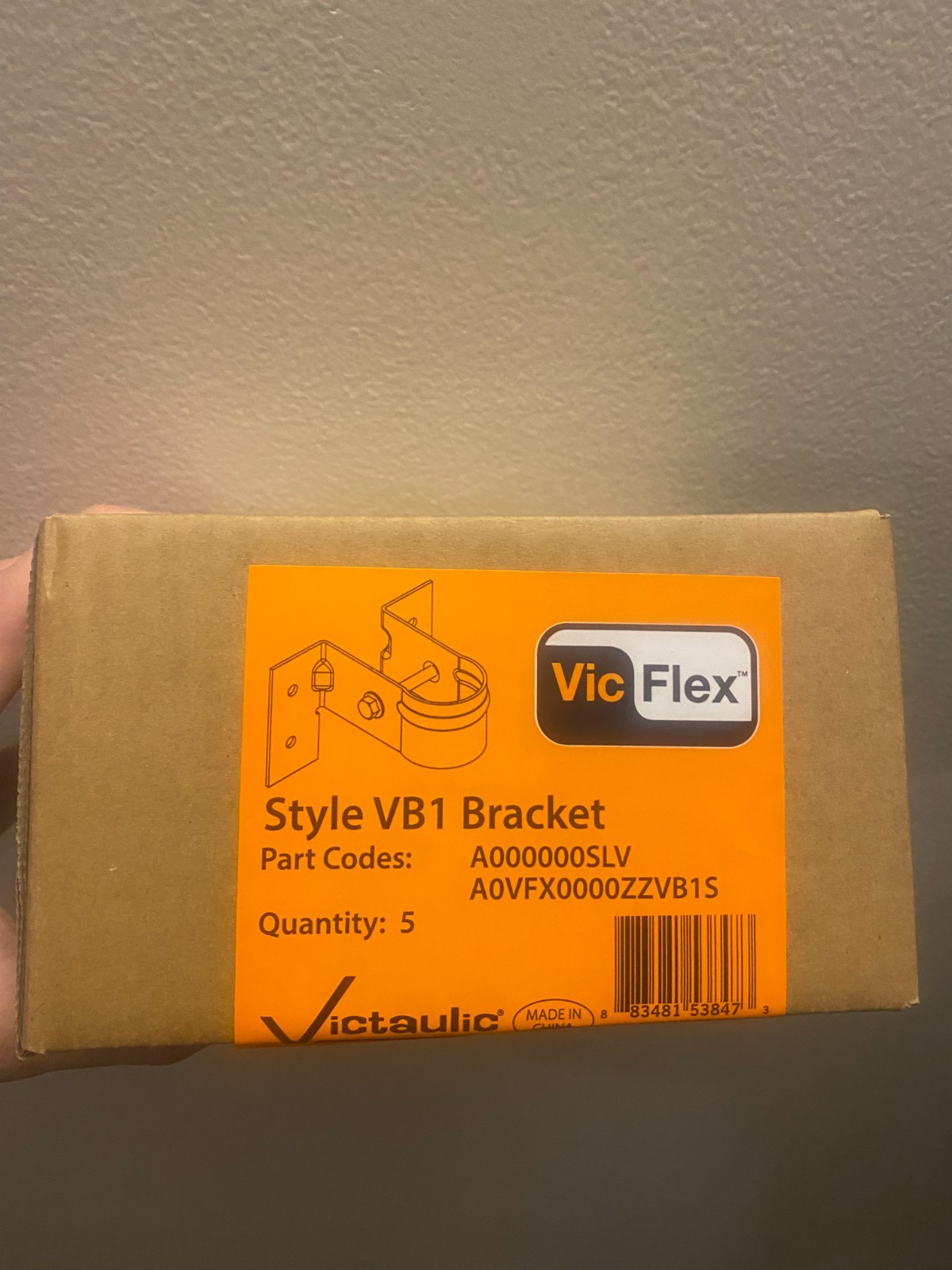 Victaulic A000000SLV VicFlex Style VB1 Strap Bracket For Style (5 Brackets)