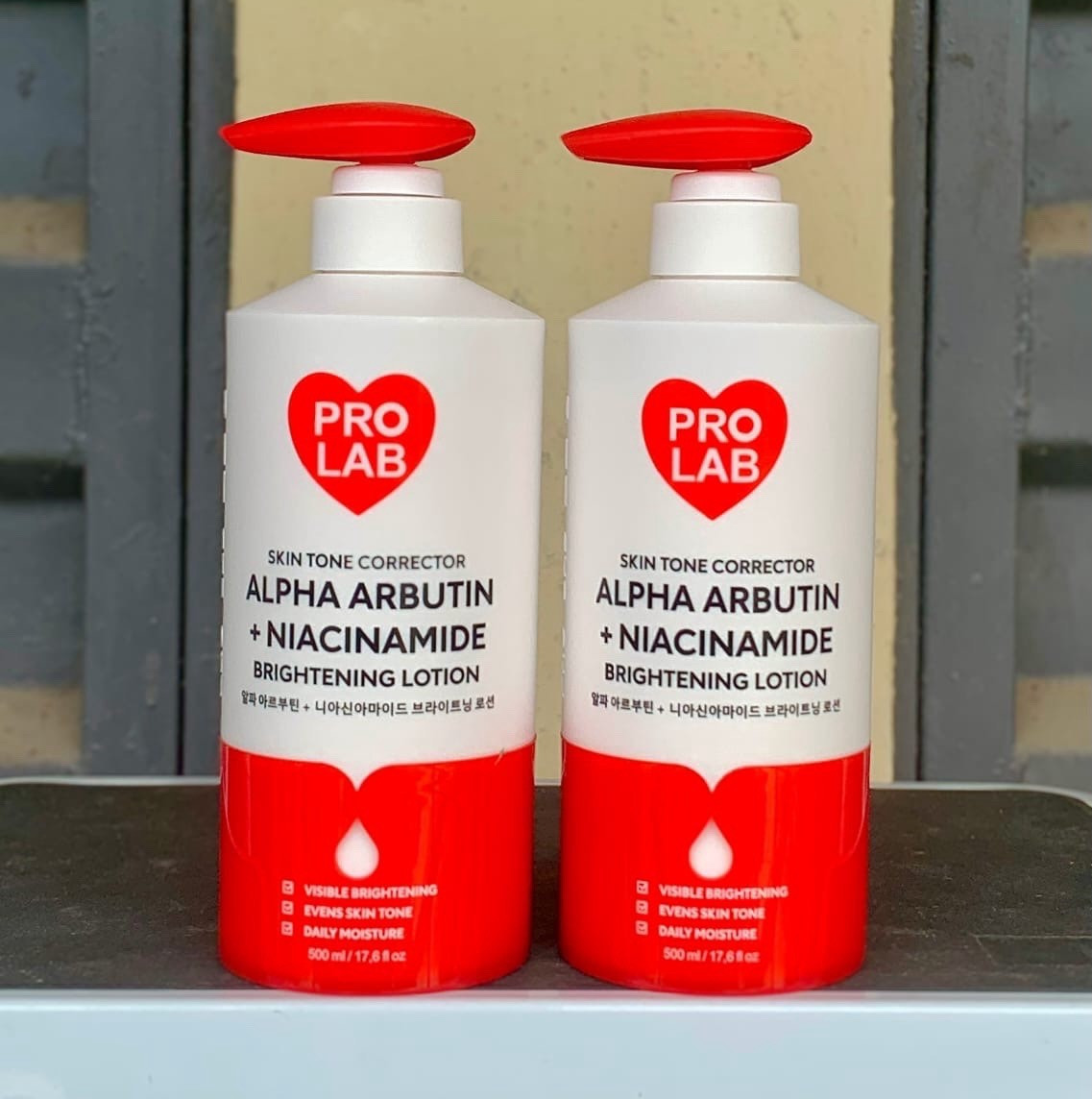 PRO LAB Alpha Arbutin + Niacinamide Brightening Lotion 500ml Dark Spots