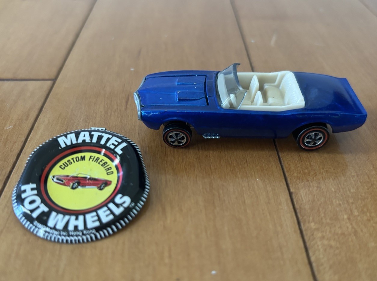 Vintage 1968 Hot Wheels Mattel Custom Firebird
