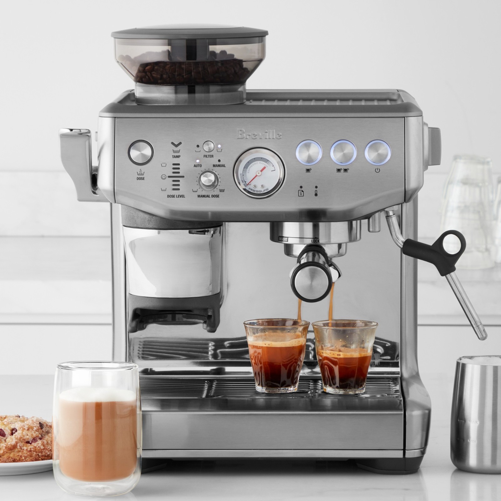 🔥Sale Breville Barista Express Impress Espresso Machine - Auth, ⚡