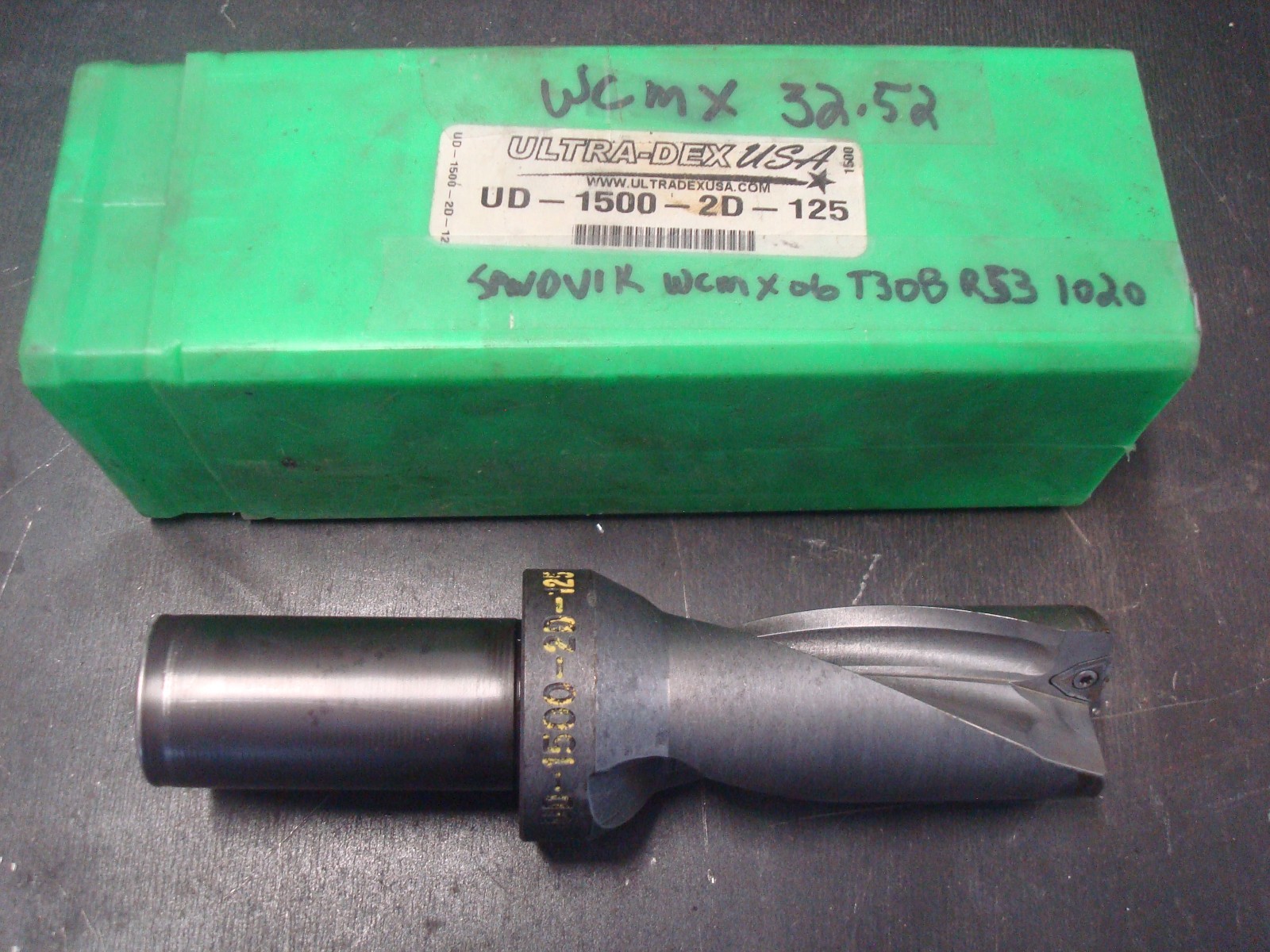 Ultra-Dex UD-1500-2D-125 Indexable Coolant Bit 1.50 Ultra-Dex UD-1500-2D-125 Indexable Coolant Bit 1.50
