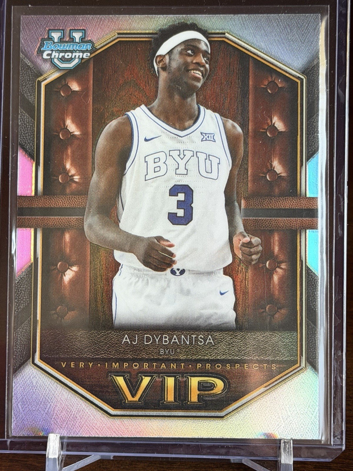 2025-26 Bowman Chrome AJ Dybantsa #VIP-1 Very Important Prospect Refractor 2025-26 Bowman Chrome AJ Dybantsa #VIP-1 Very Important Prospect Refractor