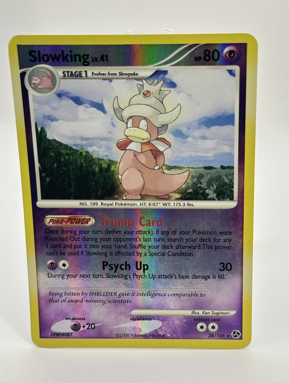 Pokemon TCG Slowking 28/106 Great Encounters Reverse Holo Rare EN - LP Pokemon TCG Slowking 28/106 Great Encounters Reverse Holo Rare EN - LP
