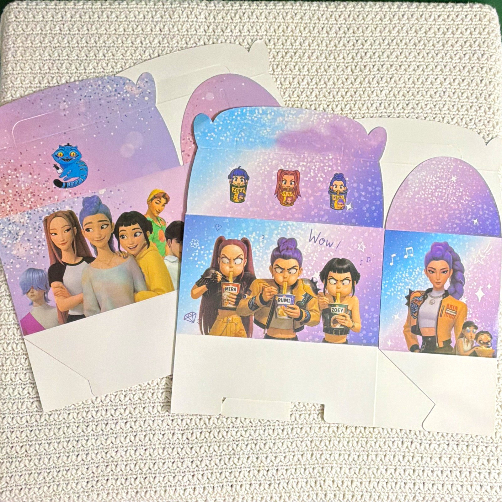 Kpop Demon Hunters 24pcs Paper Party Favor Boxes Multicolor Kids Birthday NEW Kpop Demon Hunters 24pcs Paper Party Favor Boxes Multicolor Kids Birthday NEW