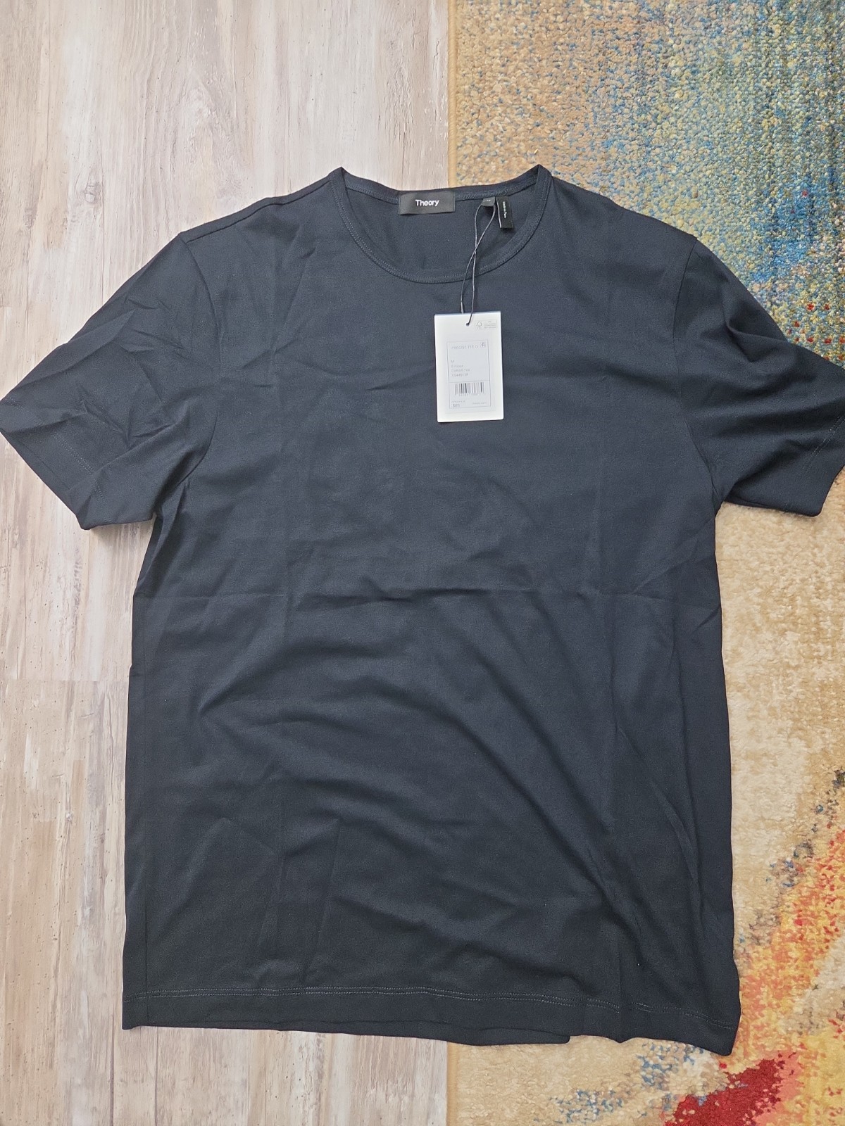 $85 NWT Theory Precise Tee Men\'s Blue Cotton Jersey Crew Neck, Medium $85 NWT Theory Precise Tee Men\'s Blue Cotton Jersey Crew Neck, Medium