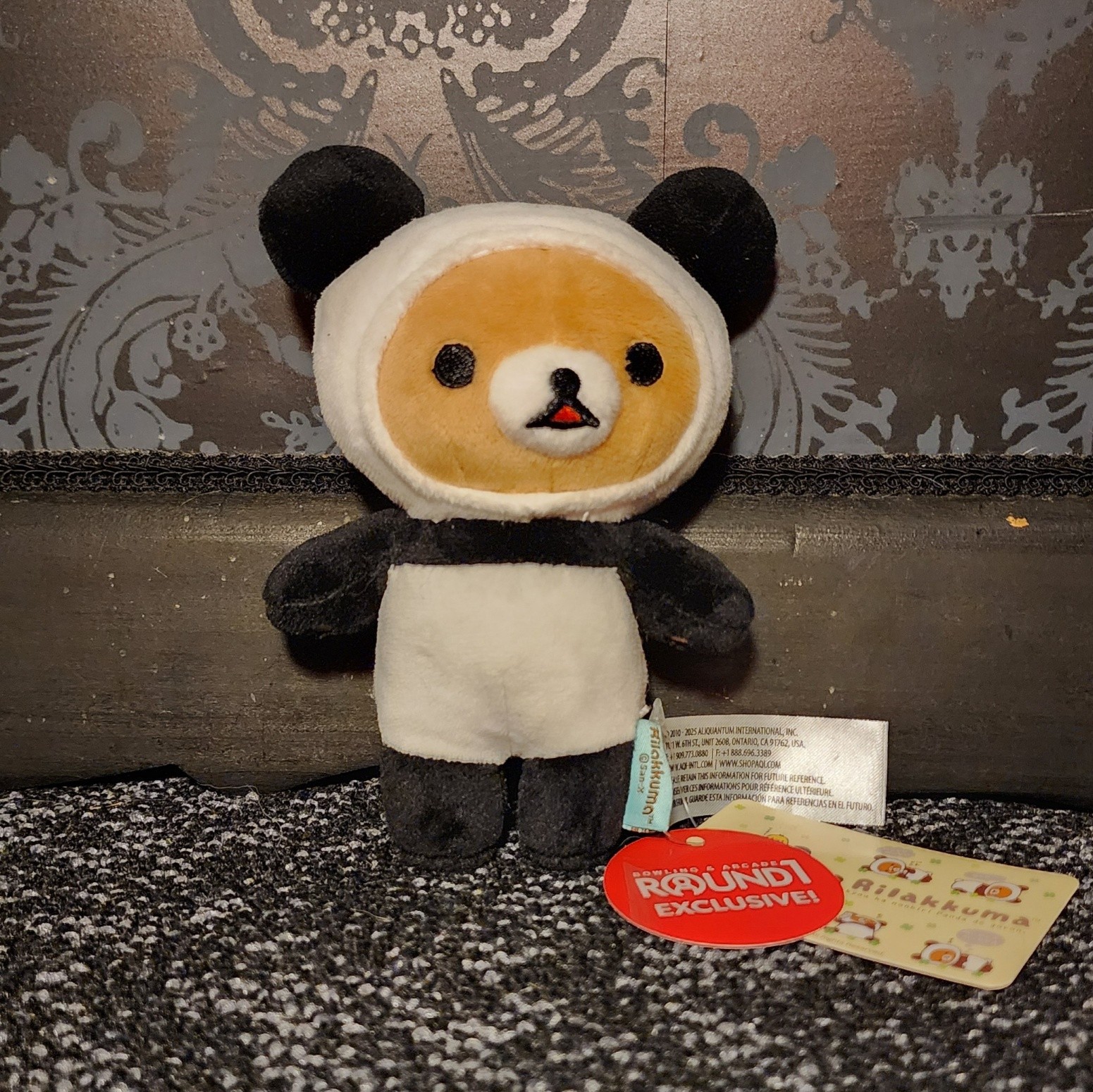 San-X RILAKKUMA WEARING PANDA COSTUME NWT San-X RILAKKUMA WEARING PANDA COSTUME NWT