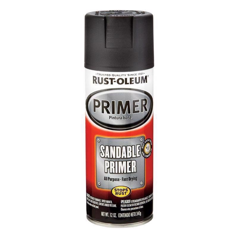 Rust-Oleum 249415 Automotive Sandable Primer Spray, 12 oz, BLACK(Pack of 2) Rust-Oleum 249415 Automotive Sandable Primer Spray, 12 oz, BLACK(Pack of 2)