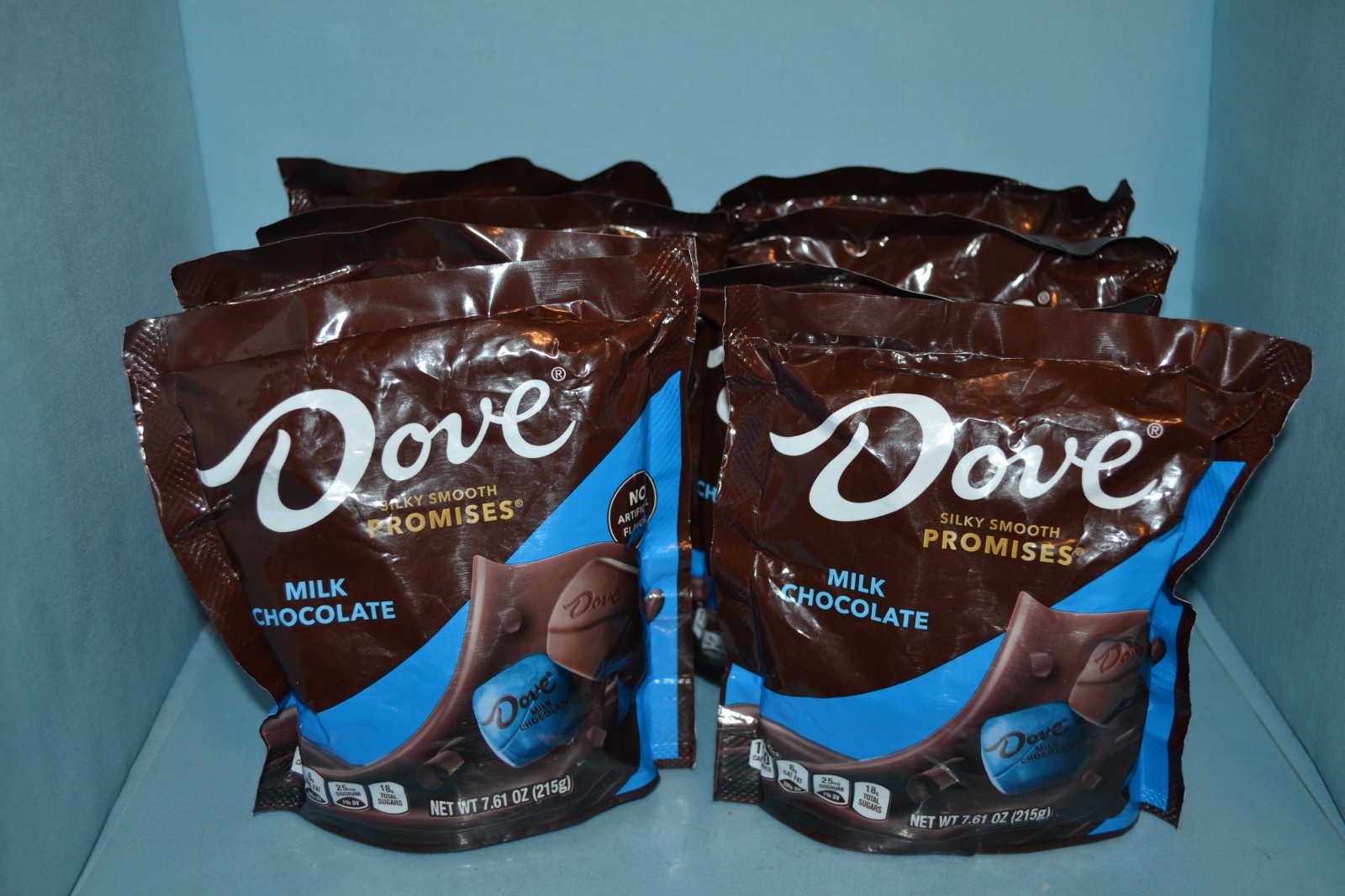 (8) Dove Promises Milk Chocolate Candy, 7.61 oz Each Bag, Best By 05/2027