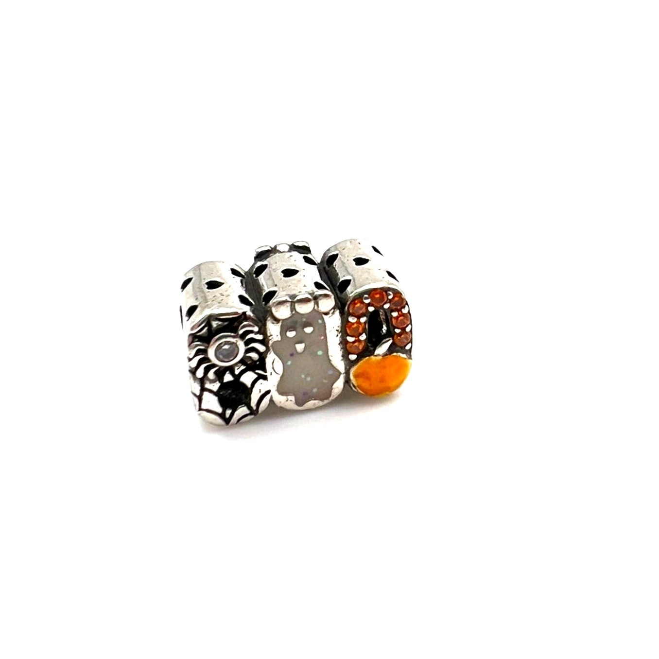 NEW Glow-in-the-Dark Halloween Boo Charm for European Bracelet