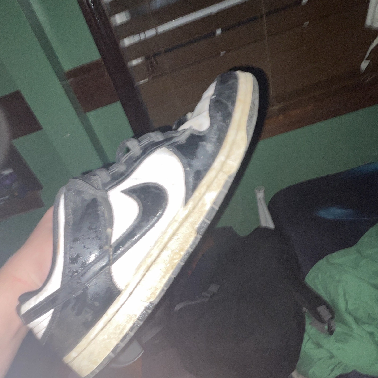 Nike Dunk Men’s Black/White Colorblock Low-Top Lace-Up Sneakers