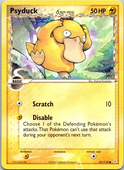 Pokémon TCG EX Holon Phantoms #81/110 Psyduck (Delta Species)