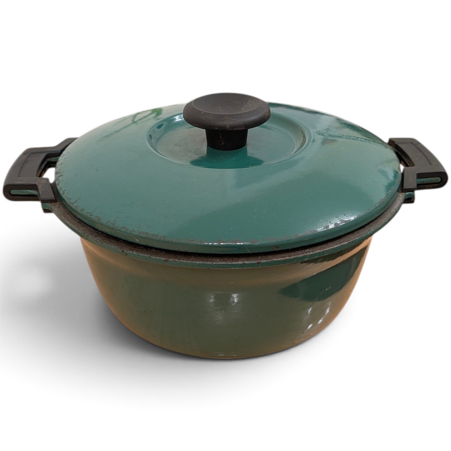 Vintage Le Cruset Cousances Enamel Cast Iron Dutch Oven 26 Made In France Vintage Le Cruset Cousances Enamel Cast Iron Dutch Oven 26 Made In France