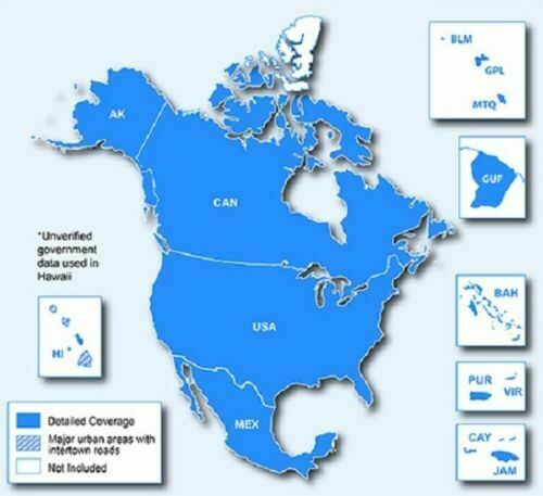 2027 Whole North America map for COMPATIBLE Garmin GPS, Read List Compatible