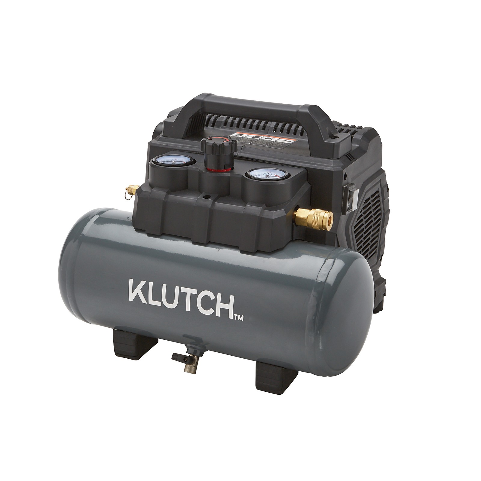 Klutch Portable Air Compressor, KLiQ 20V, 2 Gallons, 125 PSI, Brushless, Klutch Portable Air Compressor, KLiQ 20V, 2 Gallons, 125 PSI, Brushless,