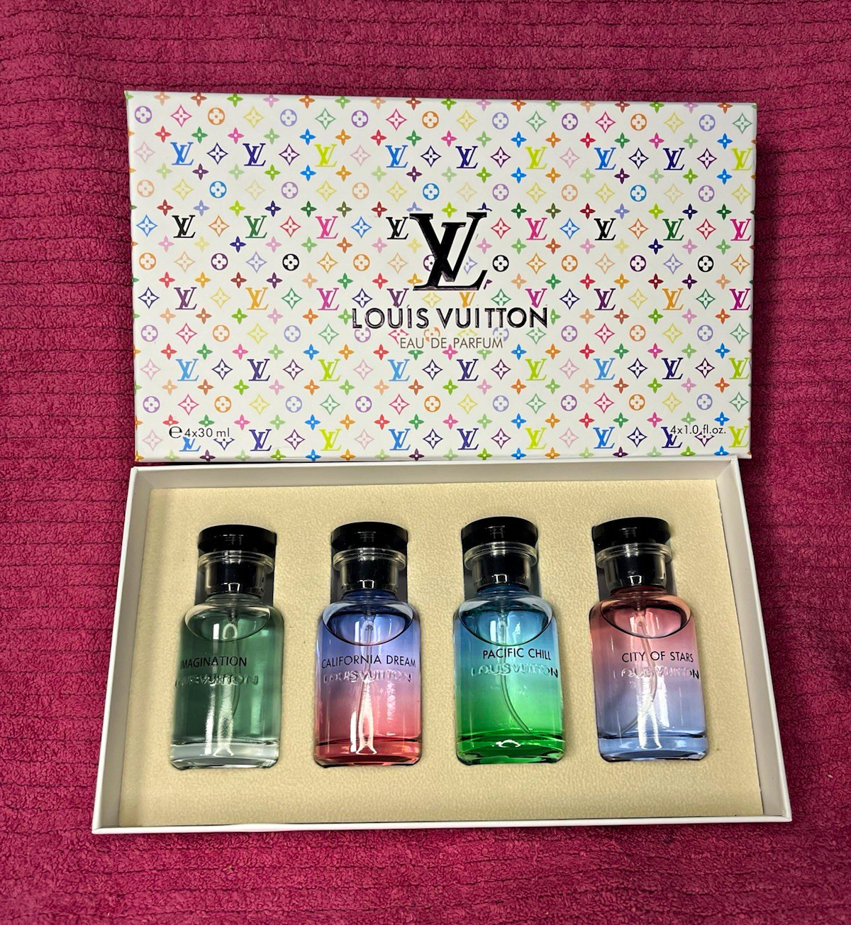 Louis Vuitton Eau de Parfum 30ml Set City of Stars Pacific Chill,CaliforniaDream