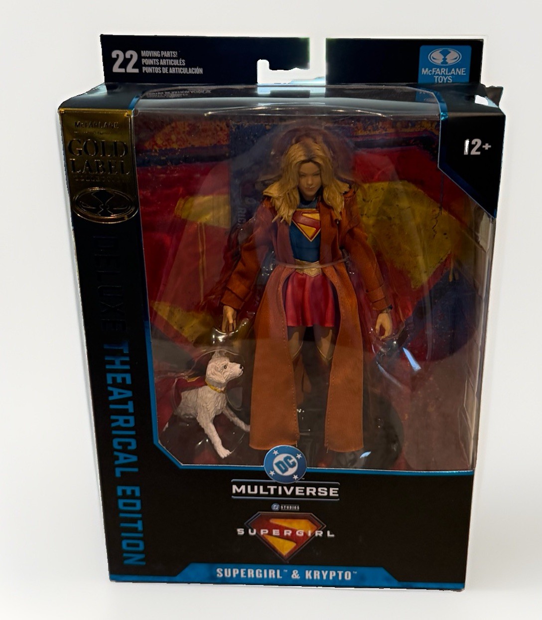 McFarlane DC Multiverse Supergirl & Krypto (Supergirl) Gold Label Deluxe Figure