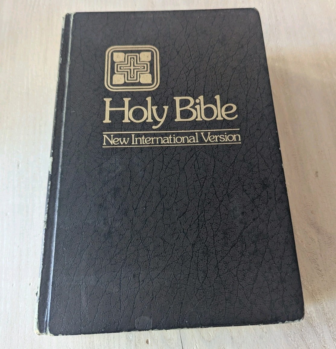 Holy Bible NIV Guideposts Edition 1978 Zondervan Black Cover Old & New Testament