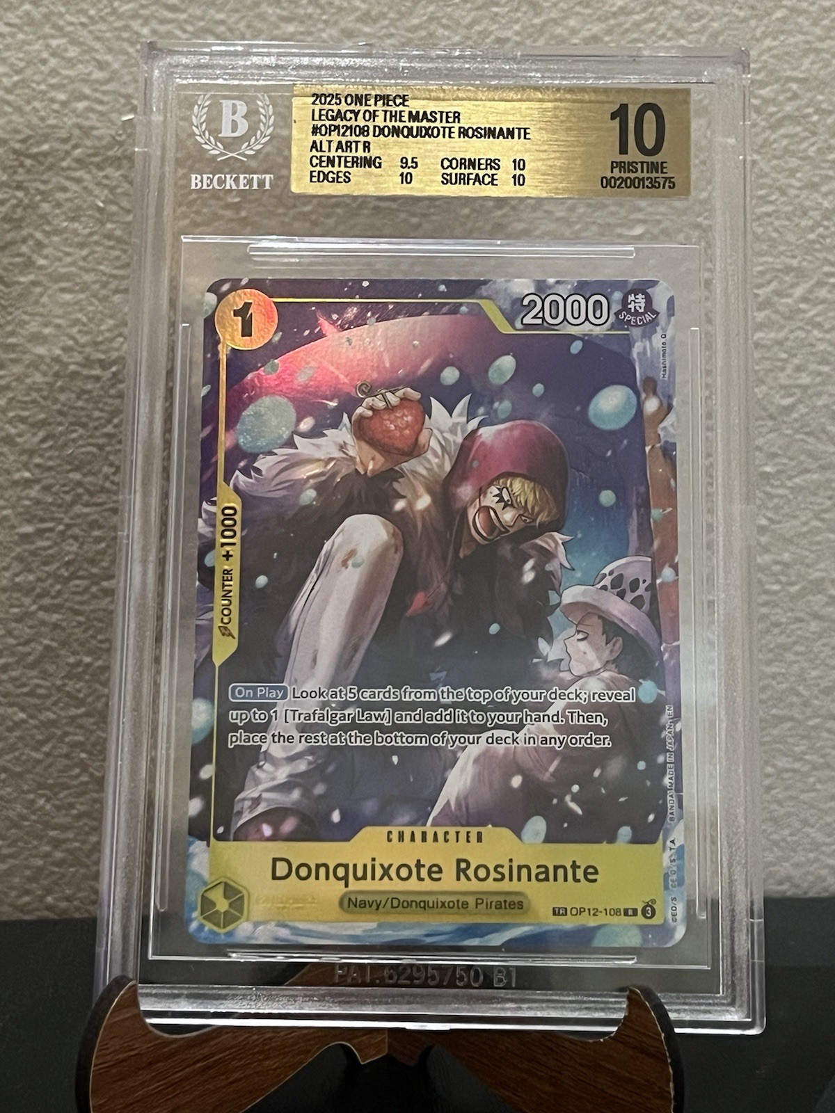 BGS 10 Donquixote Rosinante - OP12-108 OP12 TR The Azure Sea\'s Seven Foil BGS 10 Donquixote Rosinante - OP12-108 OP12 TR The Azure Sea\'s Seven Foil