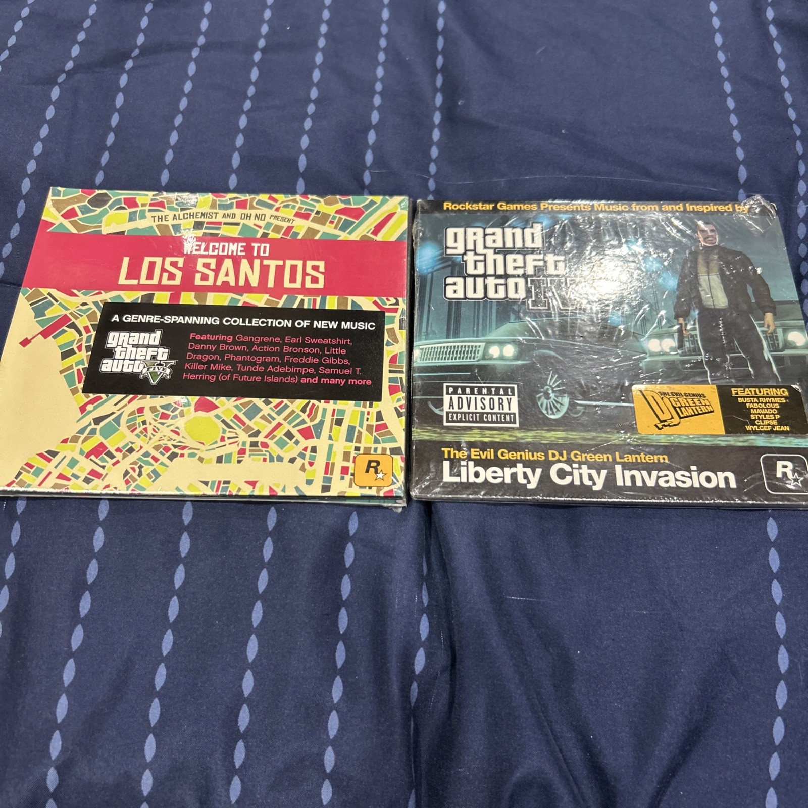 Welcome To Los Santos Grand Theft Auto V Cd 💿 Record LP 2015 Sealeds and 4djgre