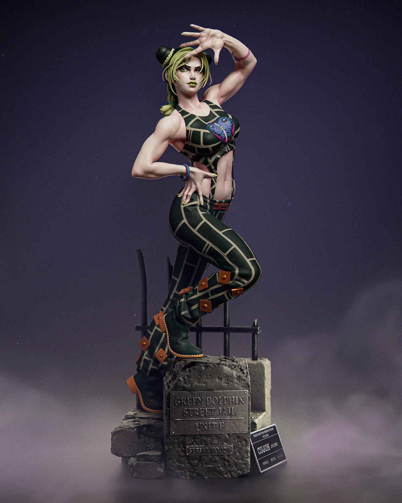 1:8 Jolyne Cujoh JoJo Fan Art UNPAINTED Resin Garage Kit