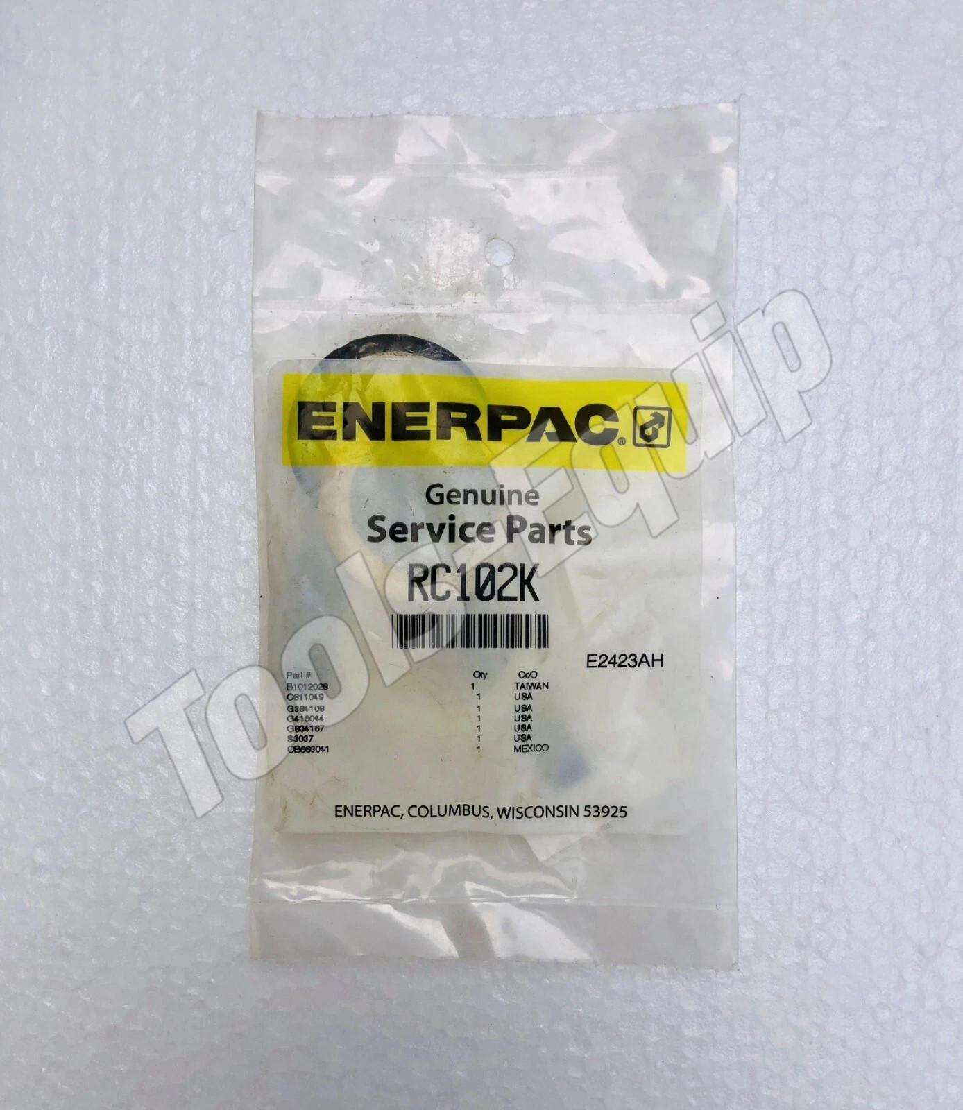 Enerpac RC102K Repair Kit For Single Acting RC Series 10 Ton Hydraulic Cylinders