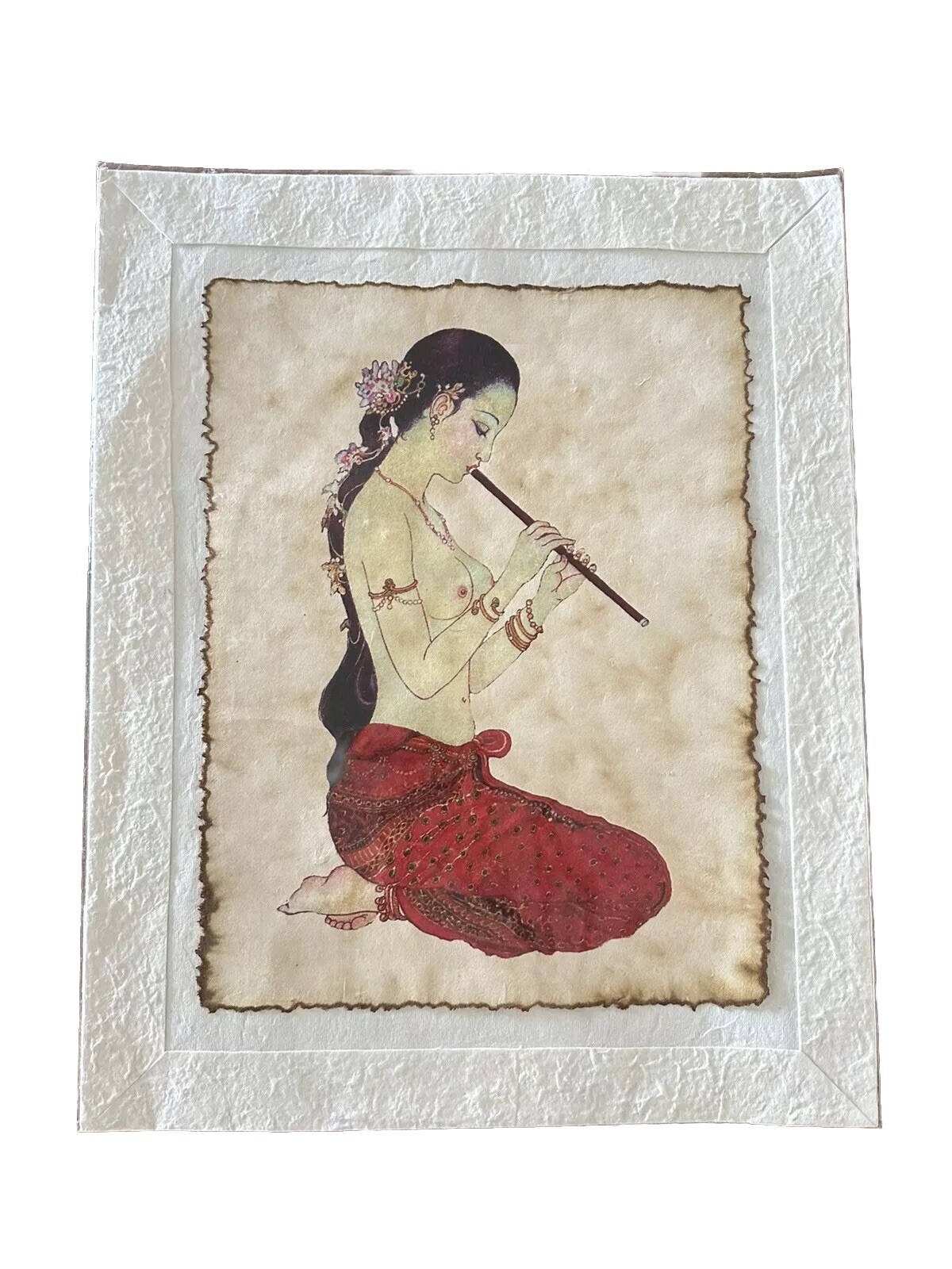 Large Vintage Thai Art Siam 