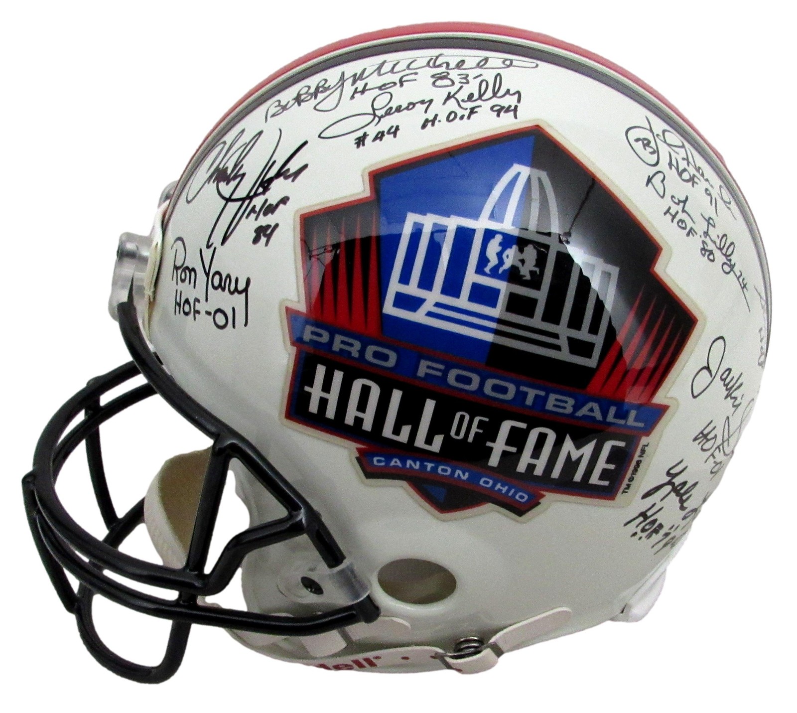 NFL HOFers Multi-Signed (18) Full Size Authentic Football Helmet Unitas 213066