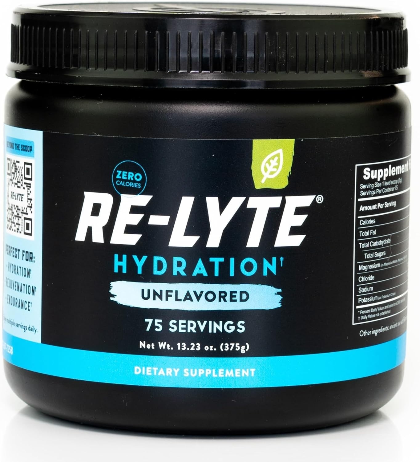 Redmond Re-Lyte Hydration Electrolyte Mix Unflavored 75 Servings BRAND NEW Redmond Re-Lyte Hydration Electrolyte Mix Unflavored 75 Servings BRAND NEW