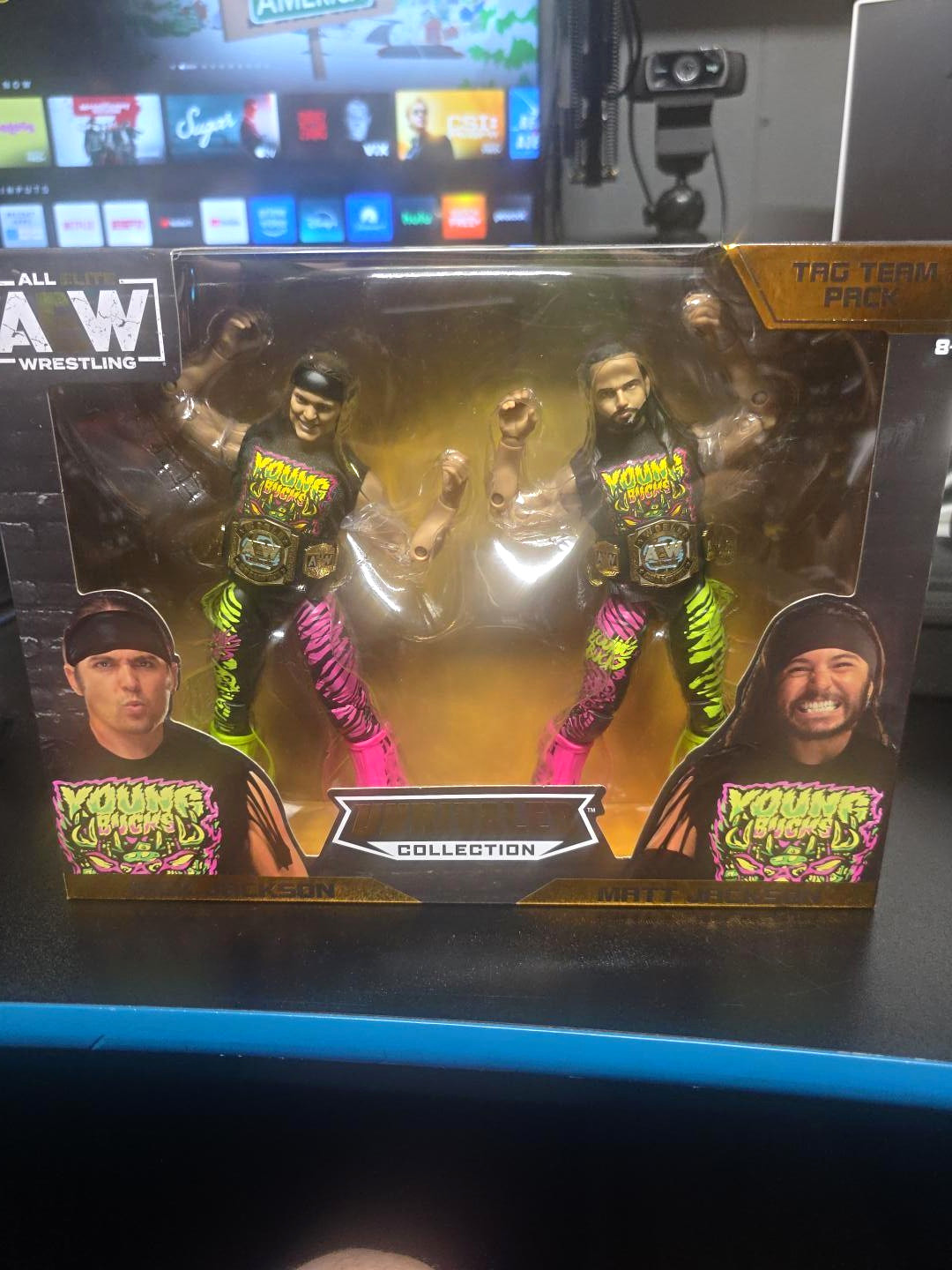 AEW Wrestling Young Bucks Nick Jackson & Matt Jackson 2-Pack Action Figures