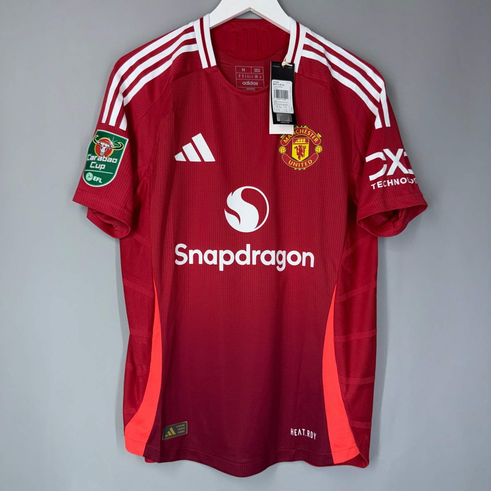 BNWT MANCHESTER UNITED 2024 2025 HOME AUTHENTIC JERSEY SHIRT #8 B. FERNANDES BNWT MANCHESTER UNITED 2024 2025 HOME AUTHENTIC JERSEY SHIRT #8 B. FERNANDES