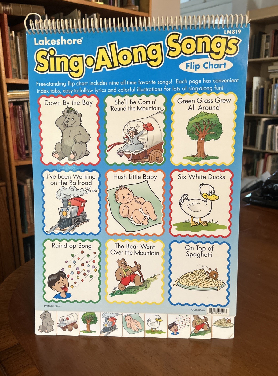 Lakeshore Sing-Along Songs Flip Chart LM819  XL  18\