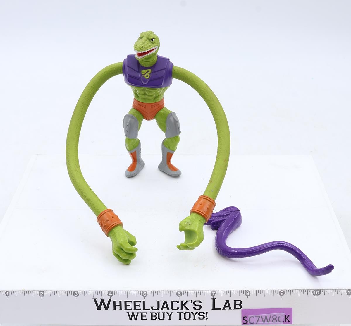 Sssqueeze 100% Complete He-Man Masters of the Universe MOTU 1987 Mattel Vintage