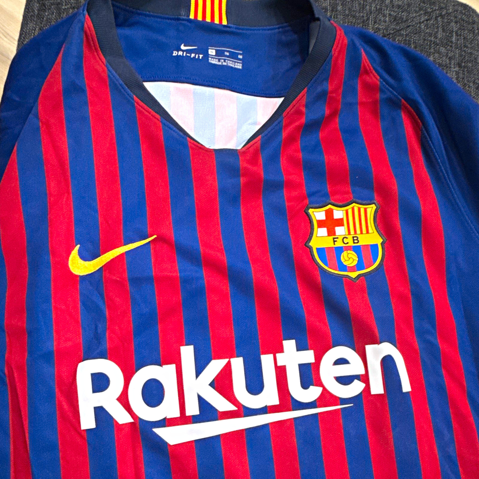 Nike Dri-FIT FC Barcelona LaLiga Home Soccer Jersey XL Blue Red Rakuten Nike Dri-FIT FC Barcelona LaLiga Home Soccer Jersey XL Blue Red Rakuten