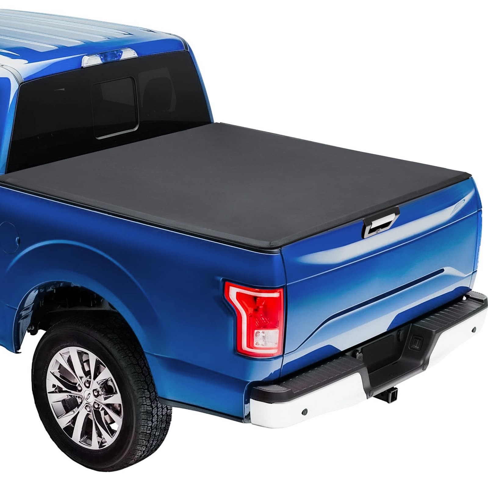 Soft Tri fold Tonneau Cover 2016-2023 Toyota Tacoma TRD Short Double Cab 6\' Bed