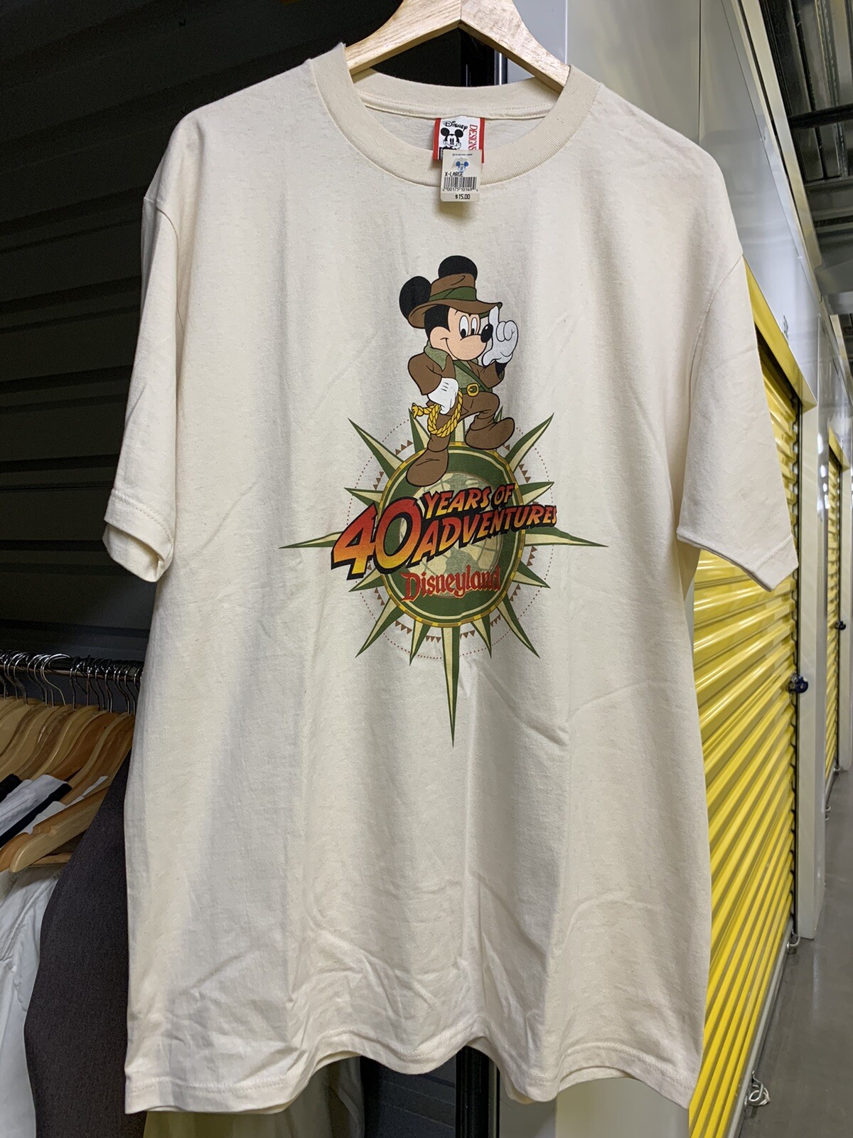vintage 90s Deadstock Disney land 40years of adventure Mickey Mouse vintage 90s Deadstock Disney land 40years of adventure Mickey Mouse