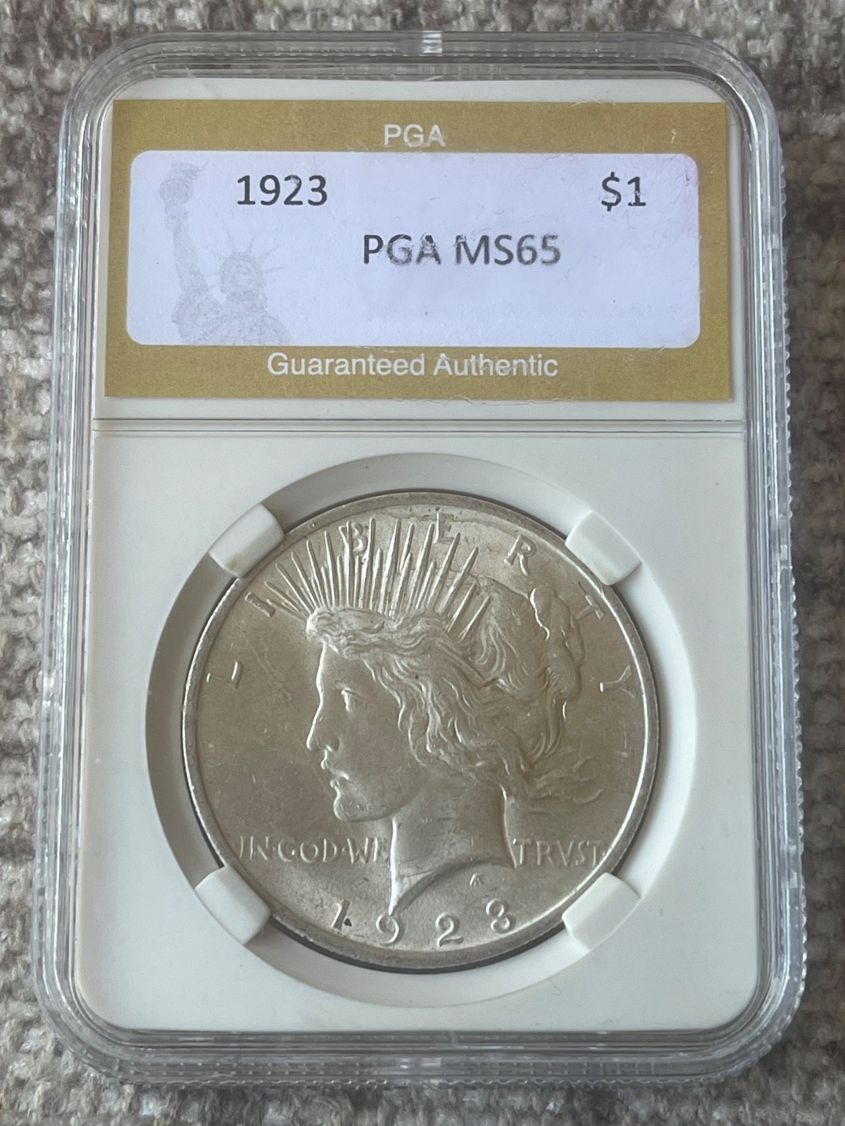 1923 Peace Dollar