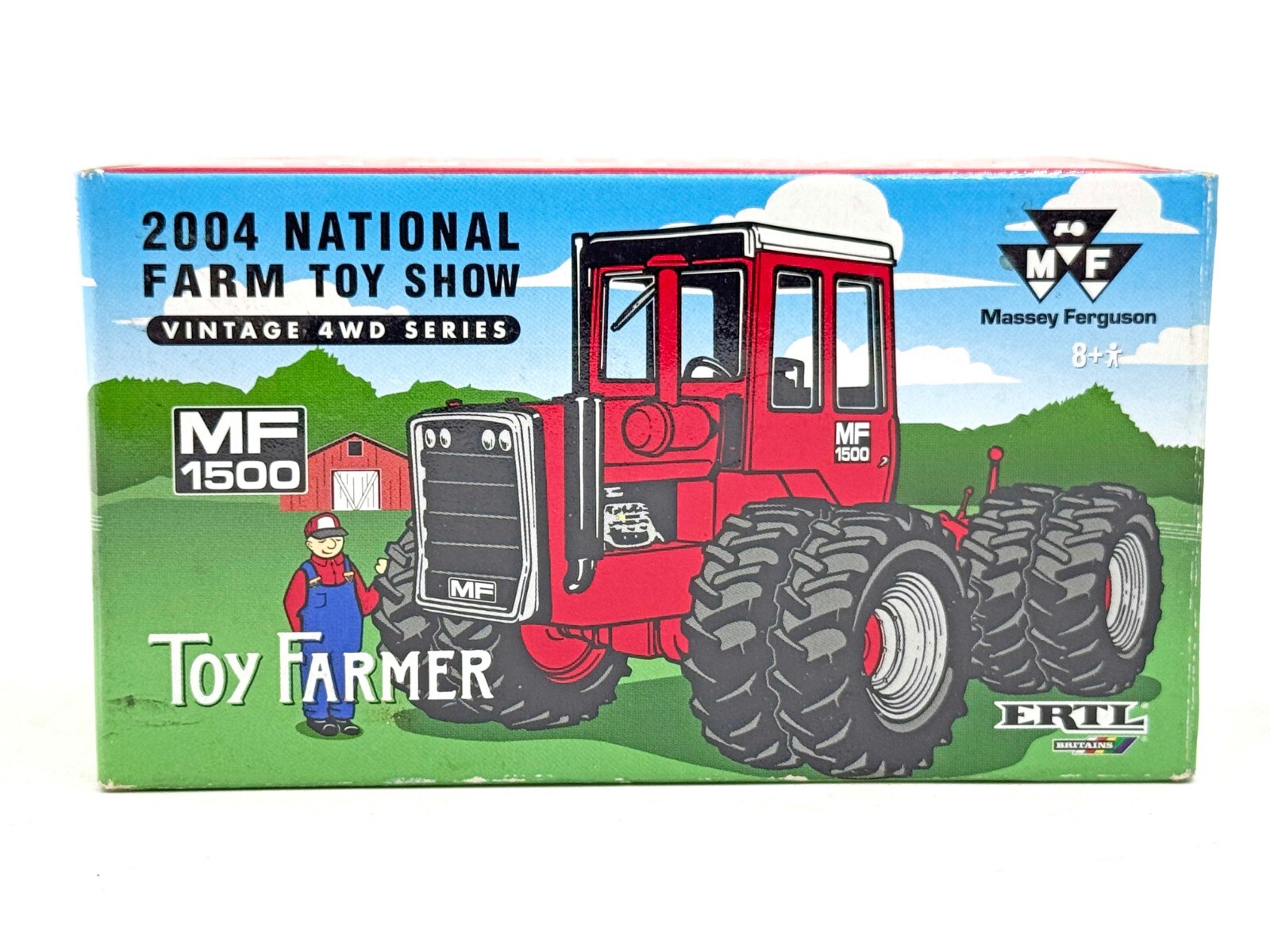 1/64 Massey Ferguson 1500 4Wd Tractor With Duals 2004 National Farm Toy Show 1/64 Massey Ferguson 1500 4Wd Tractor With Duals 2004 National Farm Toy Show