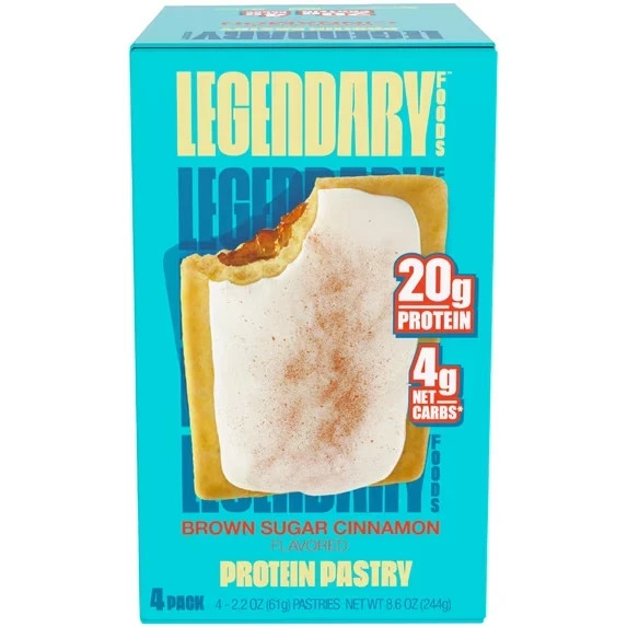 Legendary Foods Protein Pastry-Brown Sugar Cinnamon 4(Packs) New And Fresh Stock