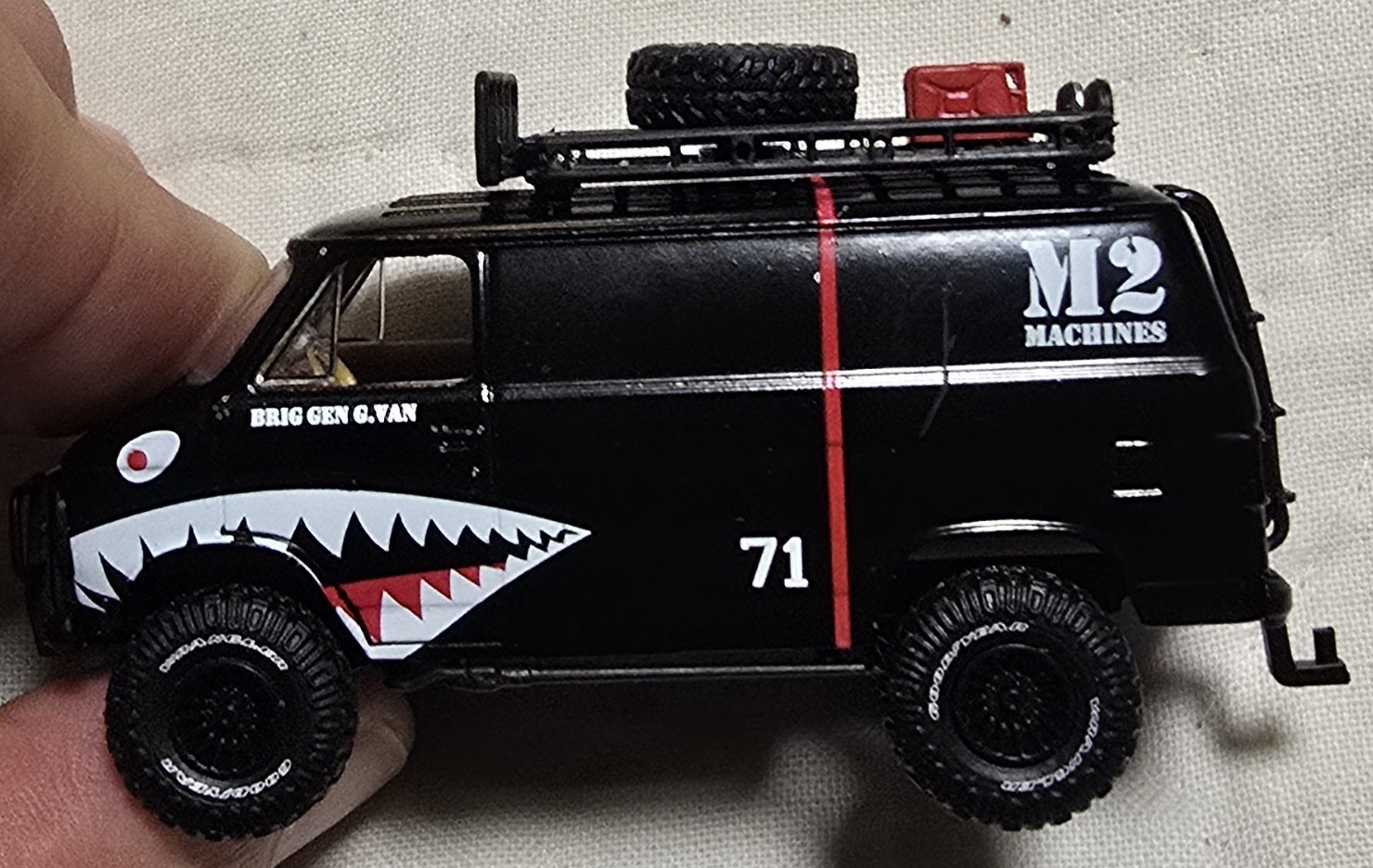 M2 1971 71 Chevrolet G10 MAJ GEN Shark Mouth 4x4 Van Major General M2 1971 71 Chevrolet G10 MAJ GEN Shark Mouth 4x4 Van Major General