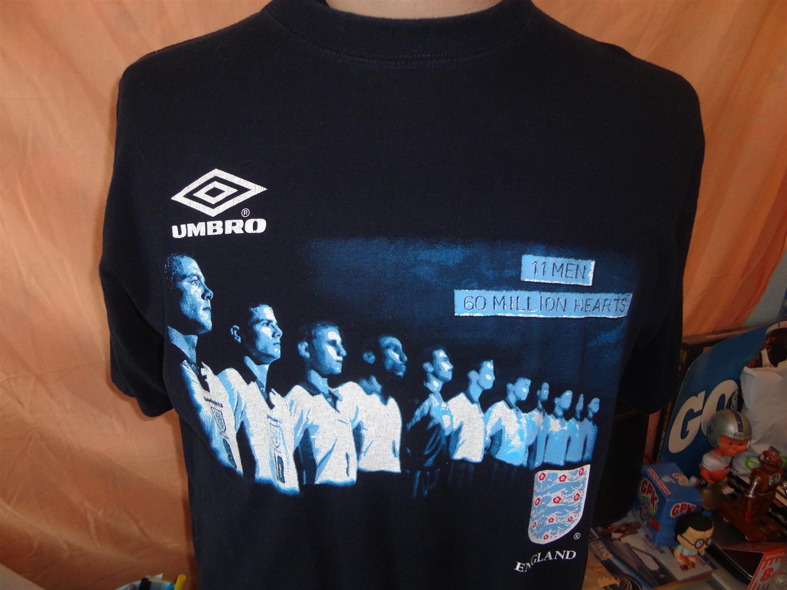 Vintage England World Cup Soccer Umbro Y2K T Shirt M Vintage England World Cup Soccer Umbro Y2K T Shirt M