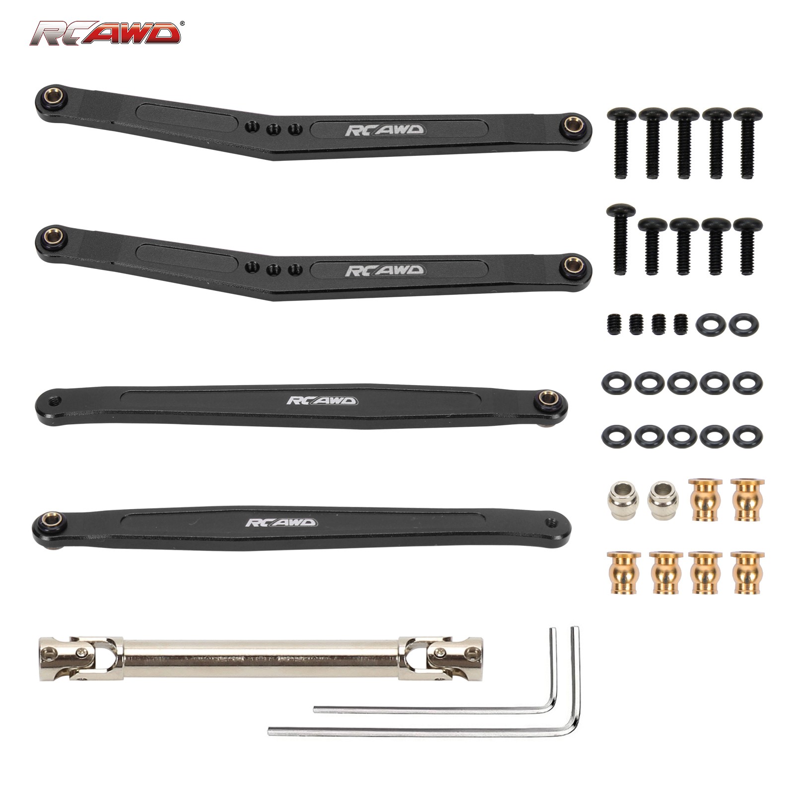 35mm Extended Linkage 70mm+CVD Center Drive Shaft for FMS EAZYRC Roc Hobby FCX24