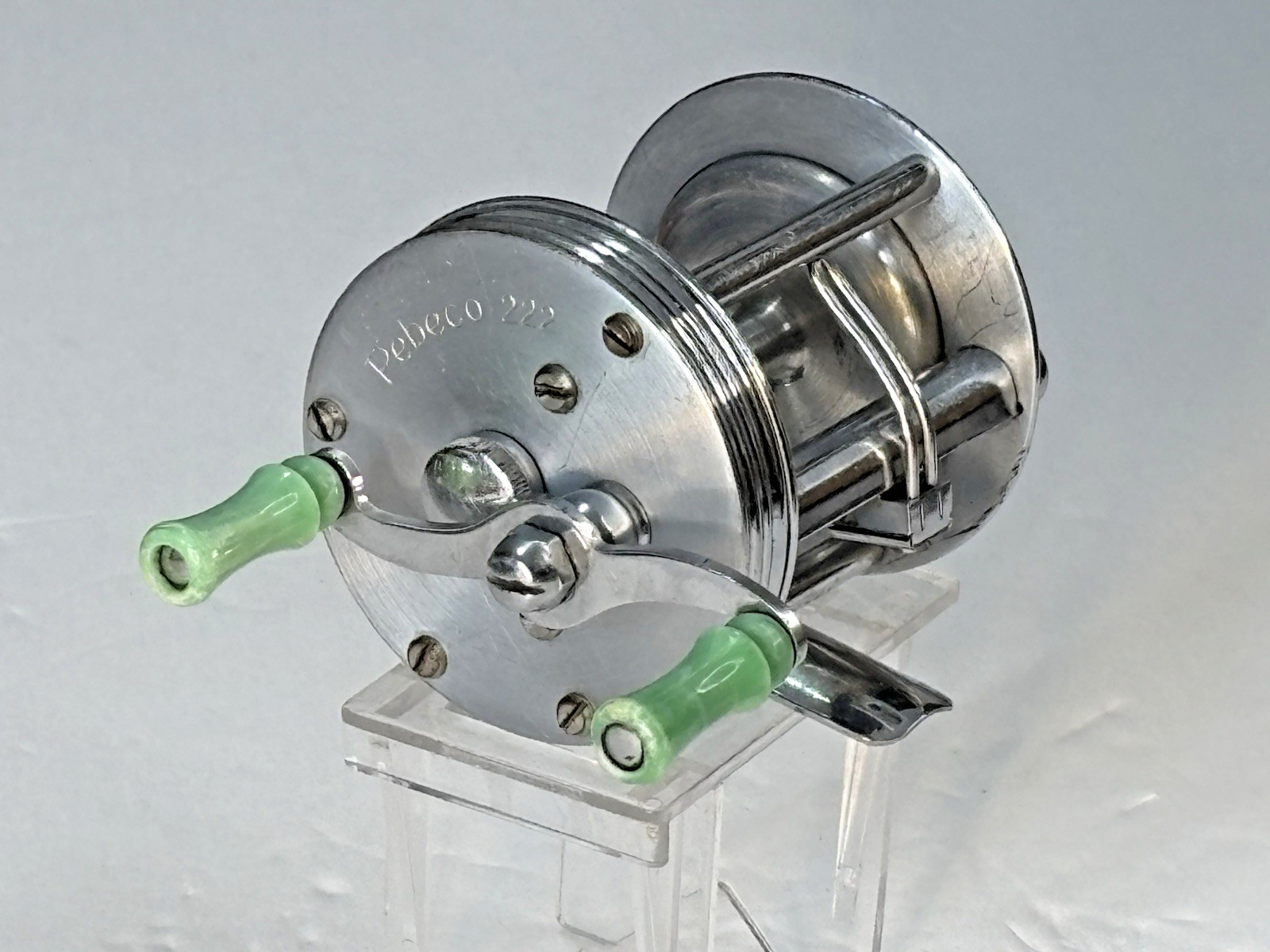 Pebeco 222 Vintage Reel (The Same As ABU Record 1600) Sweden Ca Early 1940 VGUC