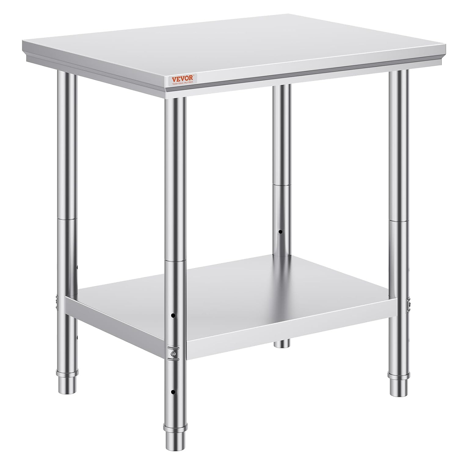 Mophorn Commercial Worktable & Workstation 24 X 30 X 32 Inch Stainless Steel Wor